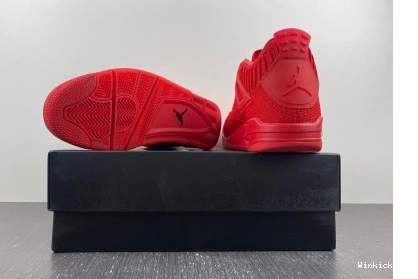 Jordan 4 Red Flyknit Retro 1009